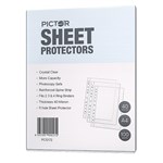 PICTOR SHEET PROTECTOR A4 40 MICRON CLEAR