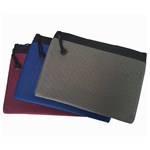 PICTOR NEOPRENE DOUBLE ZIPPER PENCIL CASE WITH MESH POCKET 350 X 260 MM ASSORTED