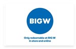 BIG W GIFT CARD
