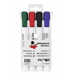 PICTOR WHITEBOARD MARKER BULLET ASSORTED PACK 4