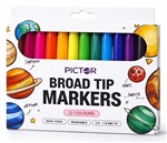 PICTOR SMART BROAD TIP MARKER COLOURED