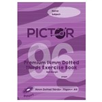 PICTOR PREMIUM EXERCISE BOOK DOTTED THIRDS 14MM 70GSM 96 PAGE A4 GALAXY