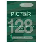 PICTOR PREMIUM A4 128 PAGE EXERCISE BOOK 8MM RULED 70GSM ALIEN