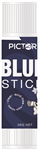 PICTOR BLUE GLUE STICK 36GM DRIES CLEAR