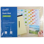BANTEX DESK MAT TRANSPARENT 480 X 680MM