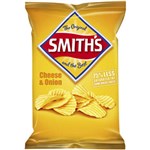 SMITHS CRISPS CRINKLE CUT CHEESE AND ONION 170G