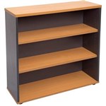 RAPID WORKER BOOKCASE 3 SHELF 900 X 315 X 900MM BEECHIRONSTONE