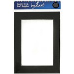 ZART PRECUT MOUNTS A5 BLACKWHITE PACK 10