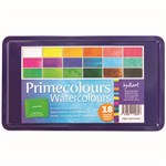 ZART PRIMECOLOURS WATERCOLOUR PAINT ASSORTED PACK 18