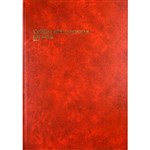 COLLINS 3880 SERIES ACCOUNT BOOK DAY BOOK PAGED 84 LEAF A4 RED