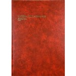 COLLINS 3880 SERIES ACCOUNT BOOK JOURNAL PAGED 84 LEAF A4 RED