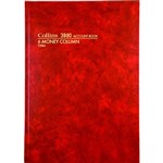 COLLINS 3880 SERIES ACCOUNT BOOK 6 MONEY COLUMN 84 LEAF A4 RED