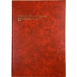 COLLINS 3880 SERIES ACCOUNT BOOK INDEXED THROUGH 84 LEAF A4 RED