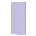 COLLINS BELMONT SLIMLINE 377PV55 DIARY WEEK TO VIEW PORTRAIT LILAC