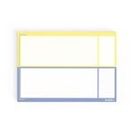 JUMBLE AND CO PRACTICAL AND PLAYFUL DESKPAD 50 SHEETS 80GSM A3 BLUEYELLOW