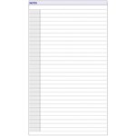 DEBDEN DAYPLANNER DK1007 DESK EDITION REFILL NOTEPAD 216 X 140MM WHITE