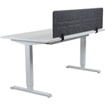 HEDJ ABOVE PET DESK MOUNTED SCREEN 1400 X 340MM CHARCOAL