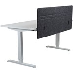 HEDJ FRONT PET DESK MOUNTED SCREEN 1400 X 500MM CHARCOAL