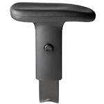 BURO METRO  ROMA CHAIR ARMS ADJUSTABLE BLACK PAIR