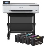 EPSON SURECOLOR T3160 LARGE FORMAT PRINTER AND E40S INK CARTRIDGE COMBO