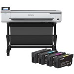 EPSON SURECOLOR T5160 LARGE FORMAT PRINTER AND E40S INK CARTRIDGE COMBO