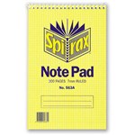 SPIRAX 563A NOTEBOOK REPORTERS SPIRAL BOUND TOP OPEN 200 PAGE 200 X 127MM
