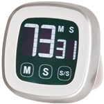 TIMER COUNTDOWN TOUCH SCREEN LCD 2XAAA WHITE
