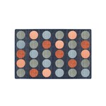 ELIZABETH RICHARDS COLOURS OF AUSTRALIA RUG CIRCLE 3 X 2M NAVY