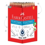 FABERCASTELL JUNIOR TRIANGULAR GRIP PENCILS HB