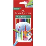 FABERCASTELL TRIANGULAR COLOUR PENCILS ASSORTED PACK 24