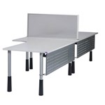 SYLEX ICESCREEN DESK MOUNTED SCREEN 1500 X 500MM GREY