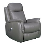 RAPIDLINE HOME ELEVATE ASCOT LIFT CHAIR DUAL MOTOR MEDIUM LEATHER DARK GREY
