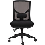 RAPIDLINE BREEZE CHAIR MEDIUM MESH BACK BLACK