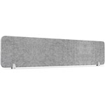 RAPIDLINE ECO PANEL DESK MOUNTED SCREEN 1790 X 384MM MARBLE GREY