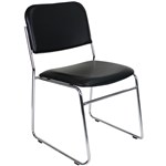 RAPIDLINE EVO VISITOR CHAIR PU BLACK