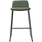 RAPIDLINE PIXEL HIGH BAR STOOL 730MM OLIVEBLACK