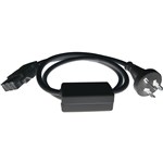 RAPIDLINE STARTER LEAD 20A 3PIN 1500MM BLACK
