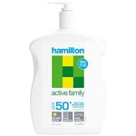 HAMILTON ACTIVE FAMILY SUNSCREEN SPF50 1L PUMP