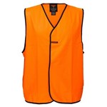 PRIME MOVER MV116 HIVIS VEST DAY USE ONLY ORANGE LARGE