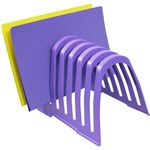 ITALPLAST PLASTIC STEP FILE ORGANISER GRAPE