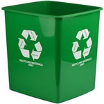 ITALPLAST GREENR TIDY BIN RECYCLE ONLY 15 LITRE GREEN