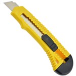 ITALPLAST I851 UTILITY CUTTING KNIFE 18MM YELLOWBLACK