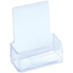 DEFLECTO BUSINESS CARD HOLDER PORTRAIT 65 X 96 X 46MM CLEAR