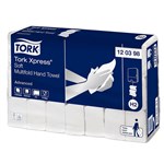 TORK  120398 H2 XPRESS ADVANCED MULTIFOLD SOFT HAND TOWEL 2PLY 255 X 212MM WHITE CARTON 21