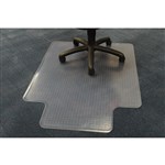 ANCHORMAT HEAVYWEIGHT CHAIRMAT PVC KEYHOLE CARPET 900 X 1220MM CLEAR