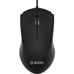MOKI OPTICAL MOUSE WIRED USB BLACK