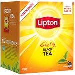 LIPTON QUALITY STRING AND TAG TEA BAGS BOX 200