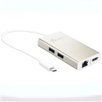 J5CREATE USBC MULTI ADAPTER HDMI ETHERNET USB 31 HUBPD 30 100MM GOLD