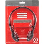 SHINTARO SH106M STEREO HEADSET WITH INLINE MICROPHONE BLACK