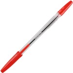 INITV PEN BALLPOINT CAPPED RED